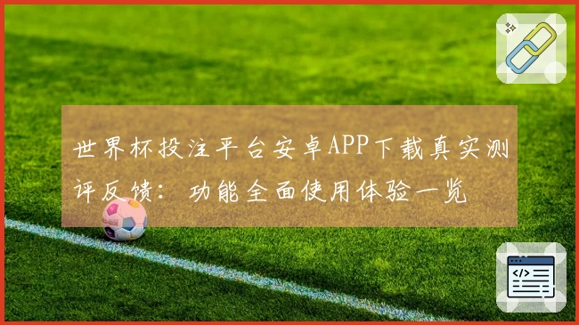 世界杯投注平台安卓APP下载真实测评反馈：功能全面使用体验一览